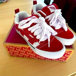 Vans Knu Skool Mega Check Red | size 8